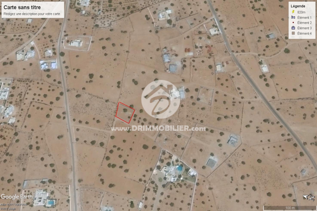 V135 -                            بيع
                           Terrain Djerba