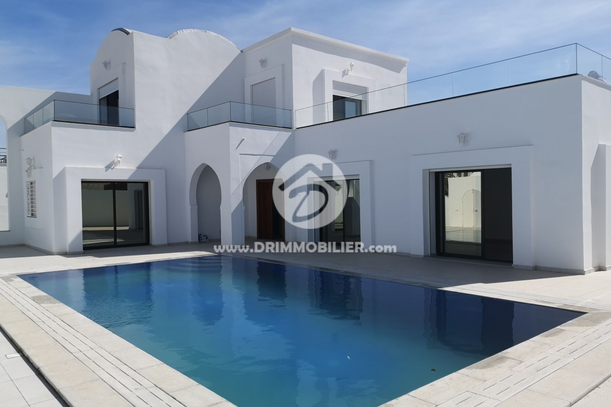 V455 -                            Vente
                           Villa avec piscine Djerba