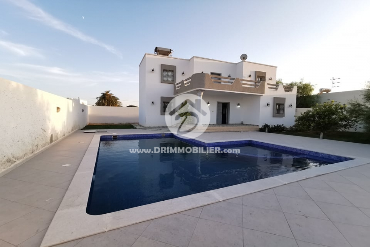 V488 -                            Vente
                           Villa avec piscine Djerba