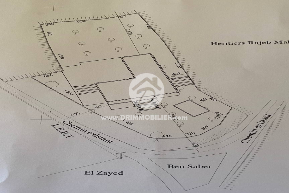 V578 -                            Vente
                           Terrain Djerba