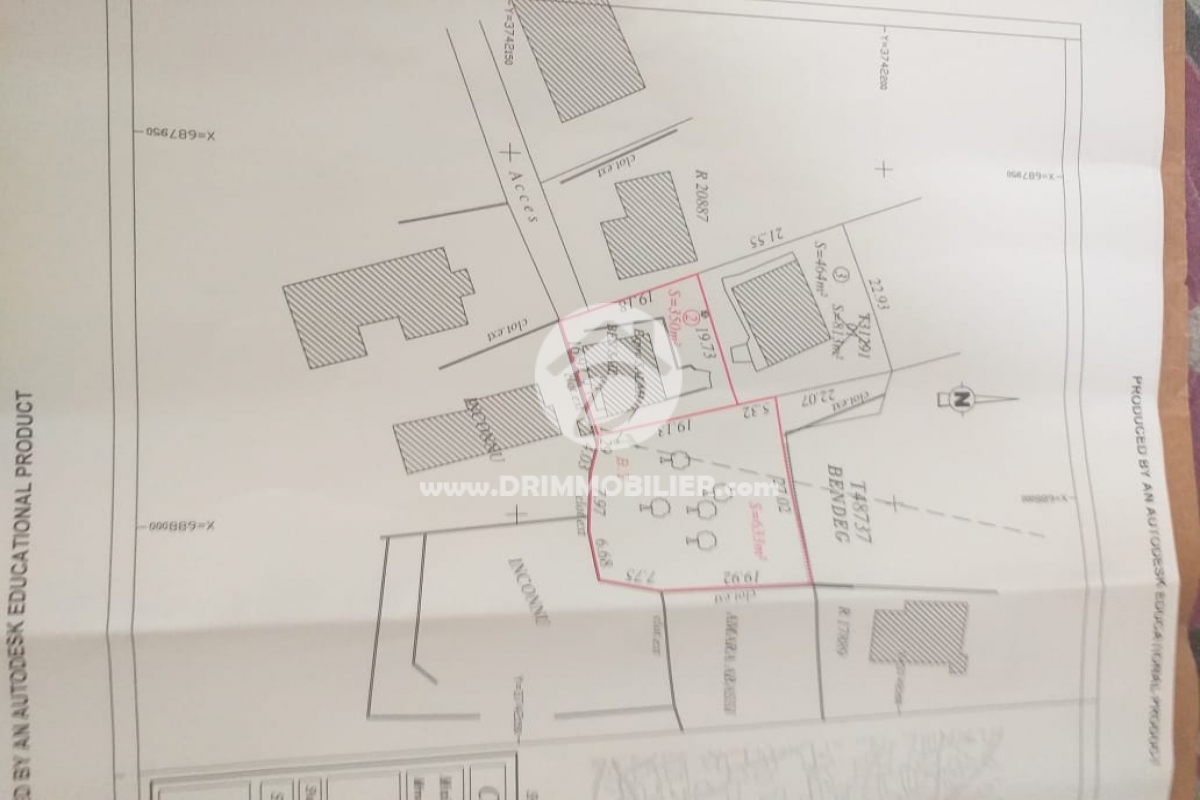 V742 -                            Vente
                           Terrain Djerba