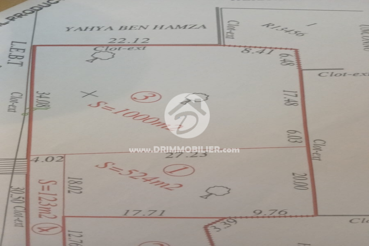 V793 -                            Vente
                           Terrain Djerba