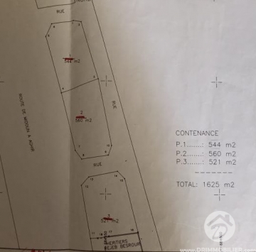 V427 -                            Vente
                           Terrain Djerba